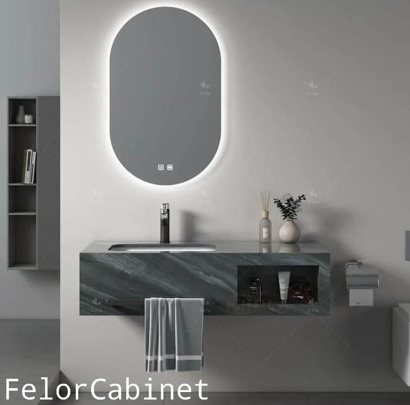 کابینت روشویی با صفحه سرامیک پرسلان و کاسه چینی مدل ۱۰۵۹