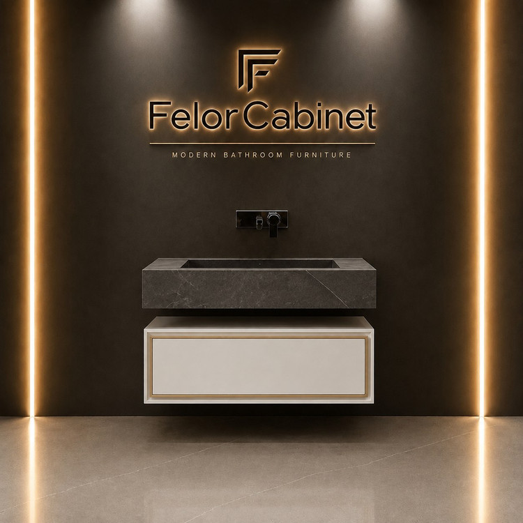 کابینت روشویی مدل 1012 | ظرافت کلاسیک با متریال مدرن